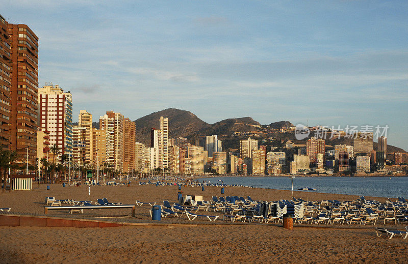 Playa Levante, Costa Blanca,Benidorm，西班牙